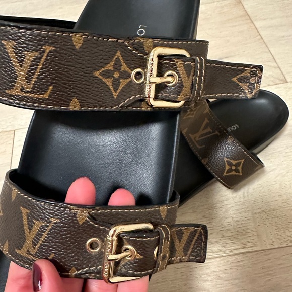 LV Bom Dia Flat Comfort Mule size 8.5 - Picture 2 of 3